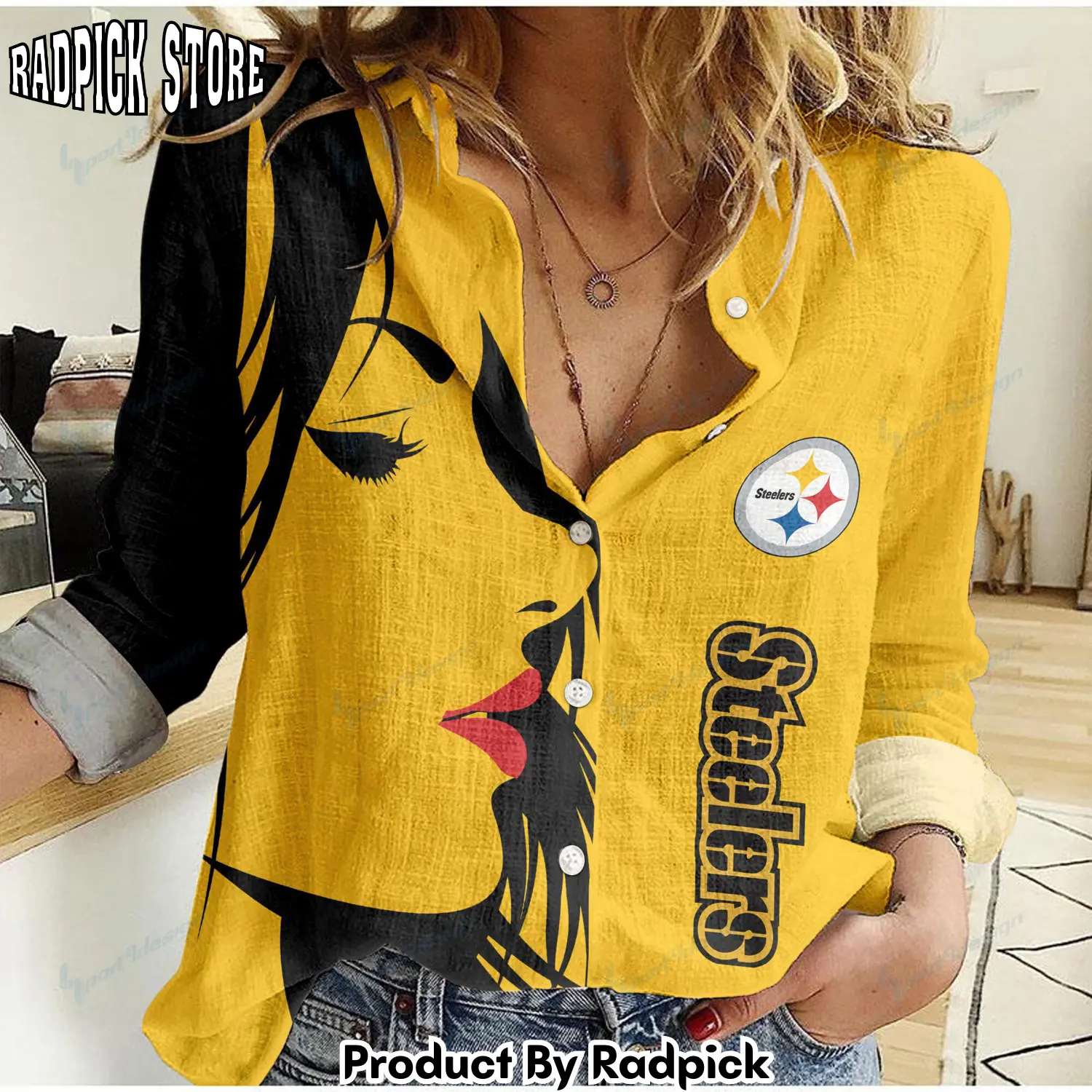 Radpick pittsburgh steelers woman shirt rp662430